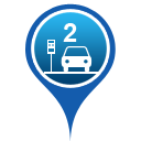 Two-hour meter icon